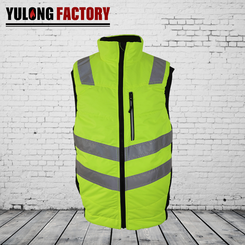 歐標棉錦抗油拒水熒光防靜電馬甲